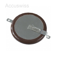 Akku Knopfzelle LIR1620 3.6V 15mAh Li-Ion mit Z-Form Lötfahne