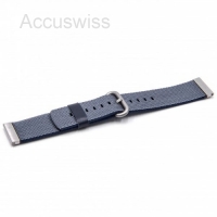 Armband Nylon Blau fr Samsung Gear S3, Garmin VivoActive 3