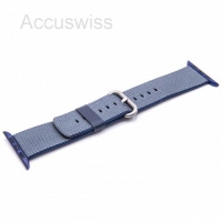 Armband Nylon Blau fr Apple Watch 1, 2, 3, 4, 5 (42/44)