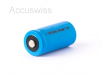 IFR 16340J 3.2V 400mAh LiFePo4 Akku (Pluspol erhöht)