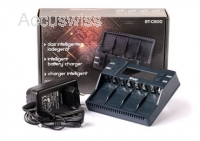 Opus BT-C900 Ladegerät für 9V-Block, 6LR61, 6F22, Li-Ion Akkus