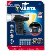 Fahrradleuchten Set 3W LED für E-Bike Inkl. 5x AAA Batterien
