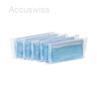 50x Einweg Mund und Nasen Maske, 3-lagig, Hellblau