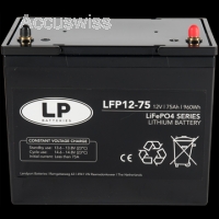 LP LFP12-75 12V 75Ah LiFePO4 Batterie fr Wohnmobile
