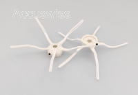 2x Roborock / Xiaomi 5 Arm Seitenbürste Weiss