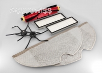 Filter + Bürsten Set passend für Roborock / Xiaomi Schwarz