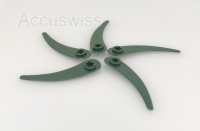 5 x Kunststoffmesser passend für Bosch ART 26-18 LI, F016800372