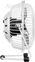 4 Zoll USB Ventilator für den Schreibtisch Weiss