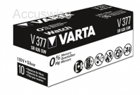 10er Packung Varta V377 Knopfzelle ersetzt SR66, SR626SW
