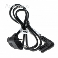 Stromkabel 90° auf C7-Stecker 90° 1m