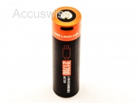 21700 3.7V 4000mAh Li-Ion Akku mit USB-C Lademöglichkeit
