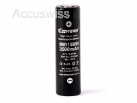Keeppower IMR18650 3500mAh (NCR18650GA) Flat Top, ungeschützt