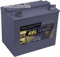 Intact GEL-30 12V 25Ah (c5) Gel-Power Antriebsbatterie ersetzt GF1225Y, GF 12 25 Y G