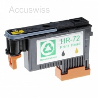 Druckkopf ersetzt HP 72, C9384A schwarz/gelb passend fr DesignJet T610, T1100