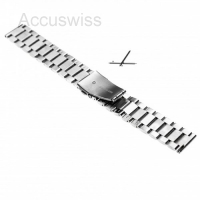 Armband Edelstahl Silber fr Samsung Galaxy Watch Active 2, SM-R820, SM-R830
