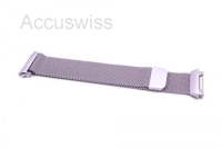 Armband Edelstahl Magnet Loop Lila passend für Fitbit Ionic