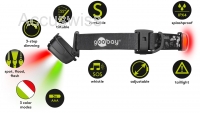 GoobayLED Stirnlampe High Bright 240lm mit Rücklicht