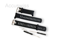 Armband TPE Schwarz passend fr Suunto D4, D4i Smartwatch / Tauchcomputer
