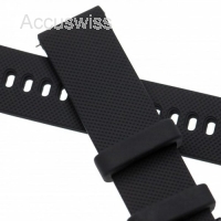Armband Silikon Schwarz passend für Garmin Vivomove 3s, Garmin Move S