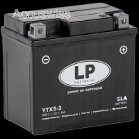 LP YTX5-3 SLA Motorradbatterie DIN 50412 12V 4Ah