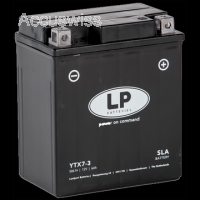 LP YTX7-3 SLA Motorradbatterie DIN 50614 12V 6Ah