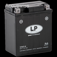 LP YTX7-3 SLA Motorradbatterie DIN 50614 12V 6Ah 100% wartungsfrei