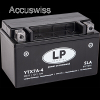 LP YTX7A-4 SLA Motorradbatterie CTX7A-BS, DIN 50615, GEL12-7A-BS 12V 6Ah