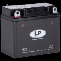 LP YB7-4 SLA Motorradbatterie 12N5.5-4B, DIN 50613 12V 7Ah