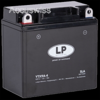 LP YTX9A-4 SLA Motorradbatterie GEL12-9-4B-1, 50914, 12N9-4B1, CB9-B 12V 9Ah