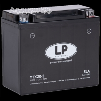 LP YTX20-3 SLA Motorradbatterie YTX20HL-BS, 52014, 51801,   CTX20L-BS 12V 18Ah