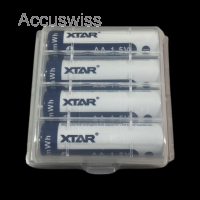 4er Pack Xtar AA 1.5V 3300mWh (2000mAh) Li-Ion Akku in der Plastikbox