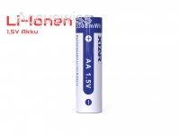 5x 4er Pack Xtar AA 1.5V 3300mWh (2000mAh) Li-Ion Akku in der Plastikbox