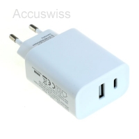 Ladegerät USB-C PD + USB-A QC3.0, 2-PORT, 35W