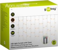 LED-Lichtervorhang 300er mit Fernbedienung, Timer-Funktion