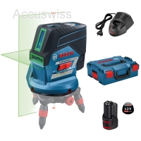 Bosch Kombilaser GCL 2-50 CG 1x 2,0 Ah Li Ion Akku + Zubehr-Set