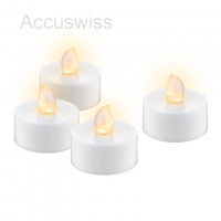 4er-Set LED-Teelichter mit Timer