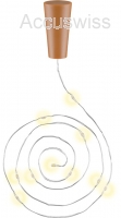 10er LED Flaschen-Lichterkette, inkl. Timer