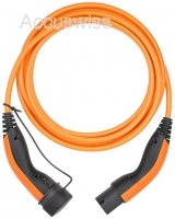 Ladekabel Typ 2, bis zu 7,4 kW, 5 m, Orange