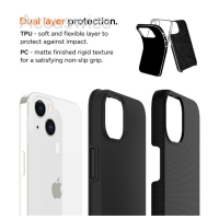 EIGER APPLE IPHONE 14 OUTDOOR-COVER EIGER NORTH RUGGED BLACK