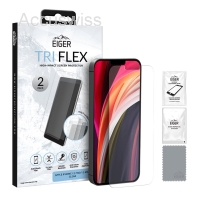 EIGER APPLE IPHONE 12/12 PRO DISPLAY-GLAS (2ER PACK) TRI FLEX HIGH-IMPACT CLEAR