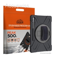 EIGER SAMSUNG GALAXY TAB S7+/S8+ OUTDOOR-COVER EIGER PEAK 500M RUGGED SCHWARZ