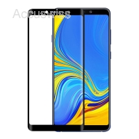 EIGER SAMSUNG GALAXY A9(2018) DISPLAY-GLAS 3D-GLASGEHUSEFREUNDLICH KLAR/SCHWARZ