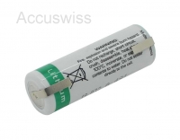 Saft LS17500 Lithium Batterie mit U-Lötfahnen