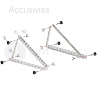 Solarmodul Halterung bis 60 cm Modulbreite WATTSTUNDE