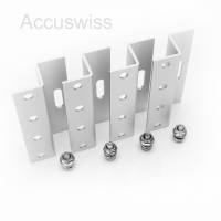 WATTSTUNDE® 100mm Aluminium Z-Winkel HSZ100 Halterung