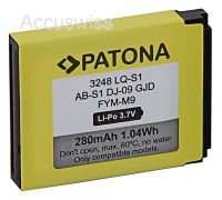 Akku ersetzt LQ AB-S1, DJ-09 GJD, FYM-M9 passend für LQ S1