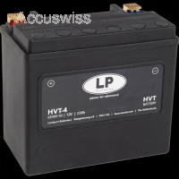 LP HVT-4 Motorradbatterie ersetzt 65989-90B, HVT-04, YB16L-B 12V 22Ah