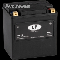 LP HVT-2 Motorradbatterie ersetzt 66010-97, HVT2, HVT-02, YTX30L 12V 30Ah