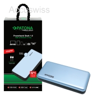 Powerbank Stark 1.0 PD65W 20000mAh mit 2 integrierten Ladekabel USB-C Lightning