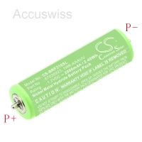 Akku ersetzt 67030923 passend für Braun ER160, ER2301, ERDGP72, 150S-1,  3000BT